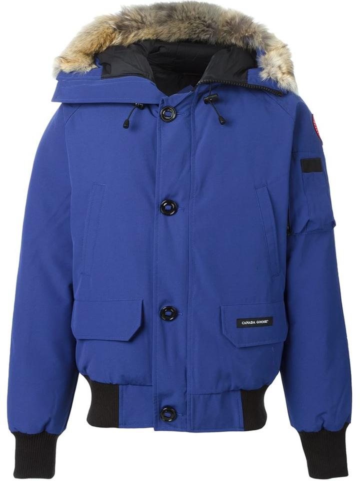 Canada Goose Fur Trim Padded Jacket