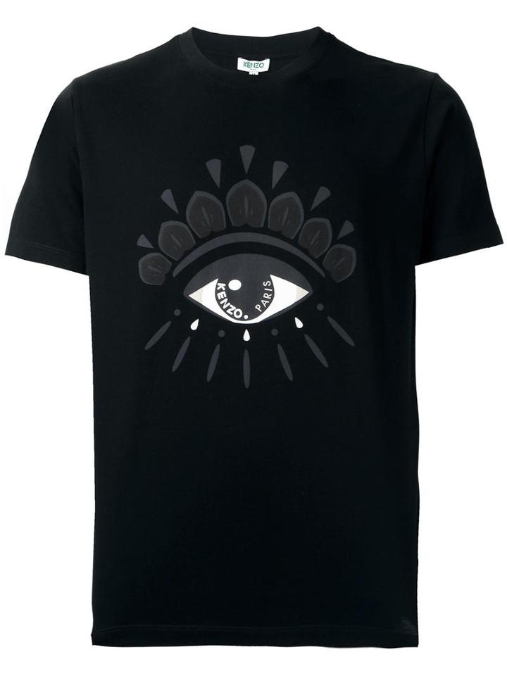 Kenzo 'eye' T-shirt, Men's, Size: Medium, Black, Cotton
