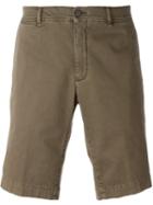 Moncler Bermuda Shorts, Men's, Size: 50, Green, Cotton/spandex/elastane