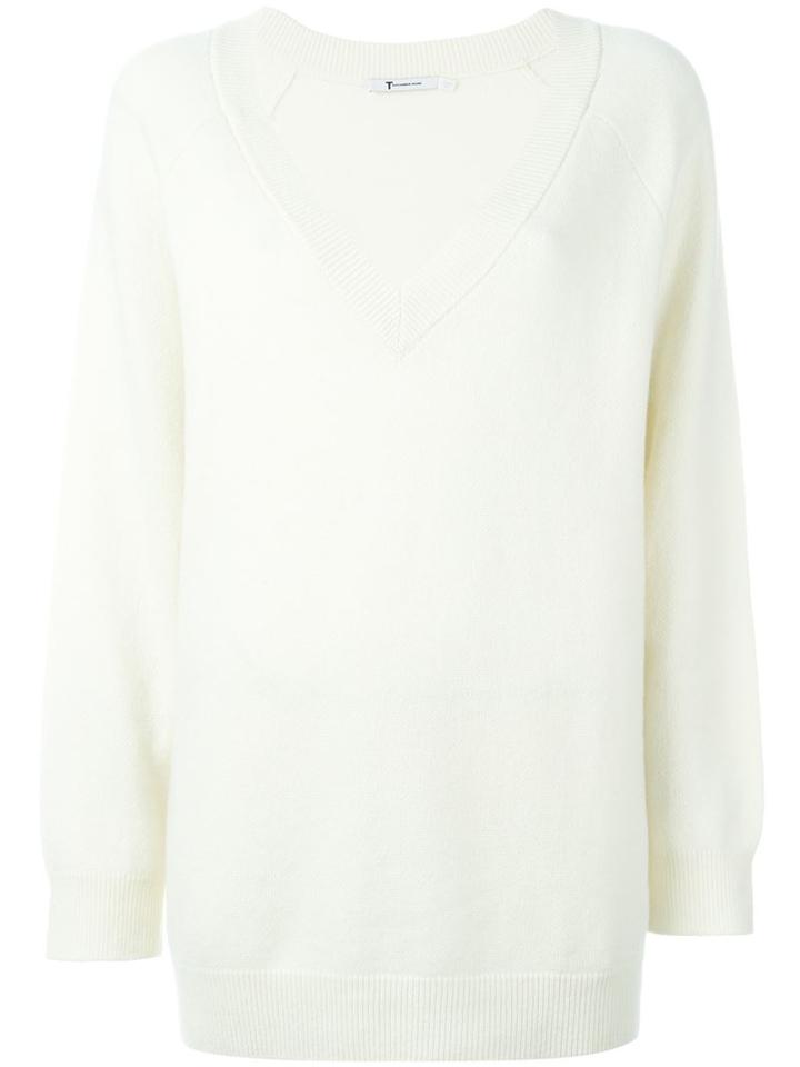 T By Alexander Wang Deep V-neck Jumper