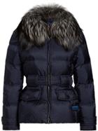 Prada Long Sleeve Down Jacket - Blue