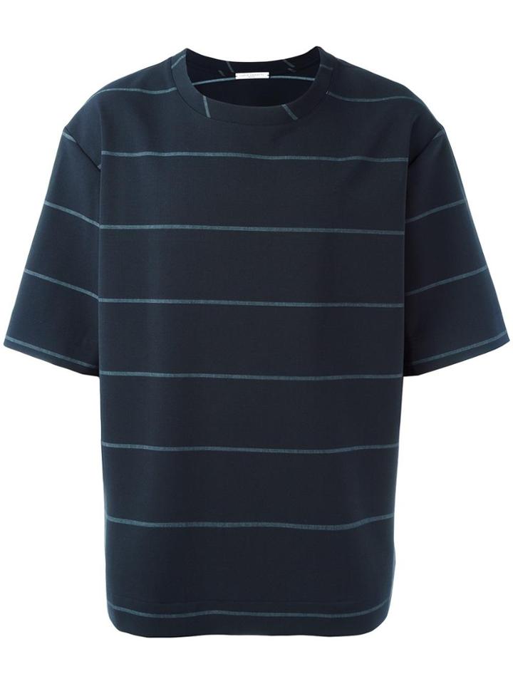 Lucio Vanotti Striped Oversized T-shirt - Blue