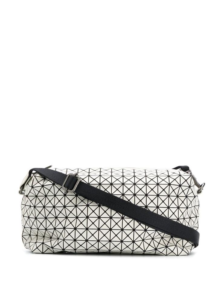 Bao Bao Issey Miyake Saddle Shoulder Bag - White