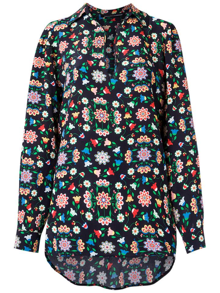 Reinaldo Lourenço - All-over Print Shirt - Women - Silk - 40, Silk