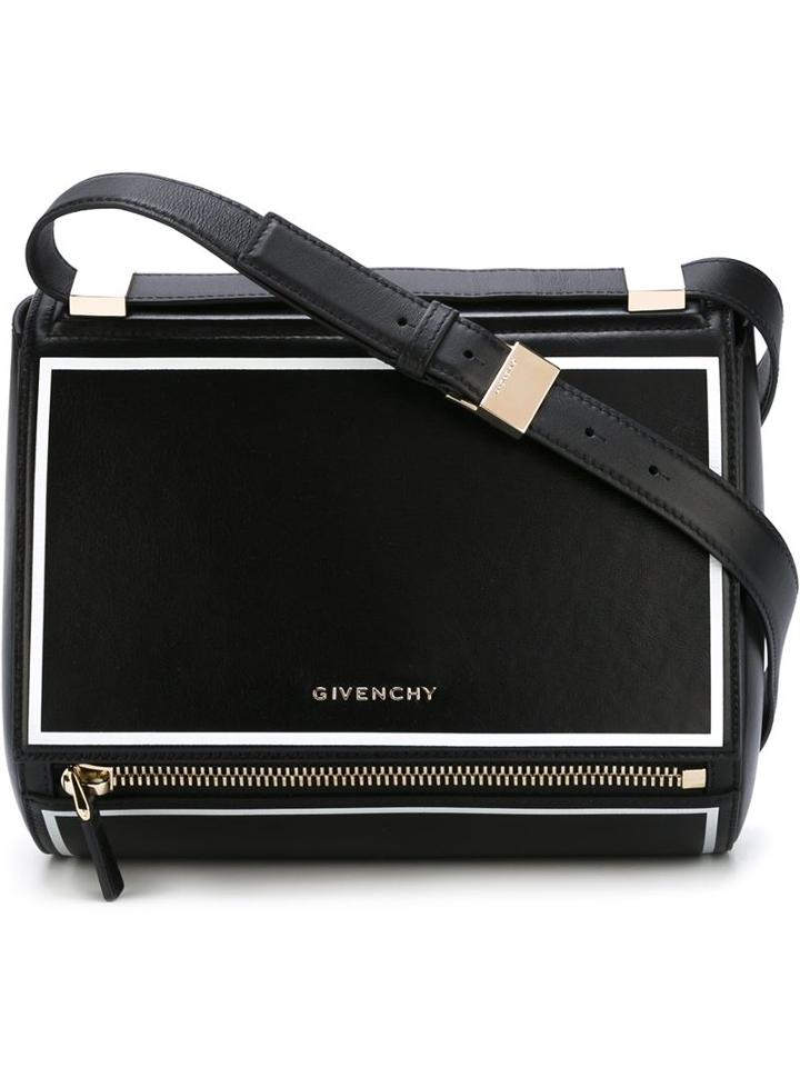 Givenchy Medium Pandora Box Shoulder Bag, Women's, Black, Calf Leather