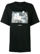 Throwback. Graphic Print T-shirt - Black