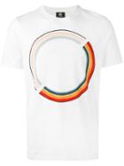 Ps By Paul Smith Circle Print T-shirt, Men's, Size: Xl, White, Cotton