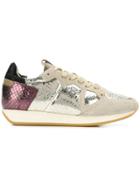 Philippe Model Monaco Python Sneakers - Metallic