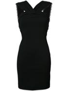 Roberto Cavalli Cross Front Dress - Black