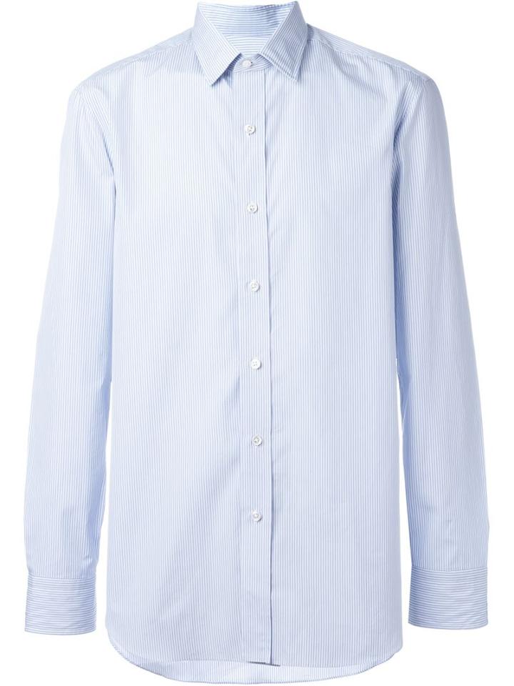Salvatore Piccolo Double Pinstripe Shirt