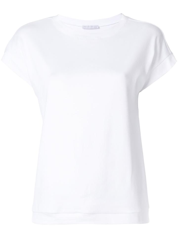 Fabiana Filippi Cap Sleeve T-shirt - White