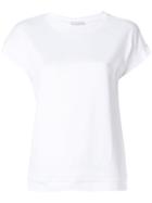 Fabiana Filippi Cap Sleeve T-shirt - White