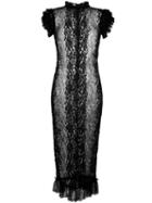 Dolce & Gabbana - Lace Dress - Women - Polyamide/spandex/elastane/viscose - 40, Women's, Black, Polyamide/spandex/elastane/viscose
