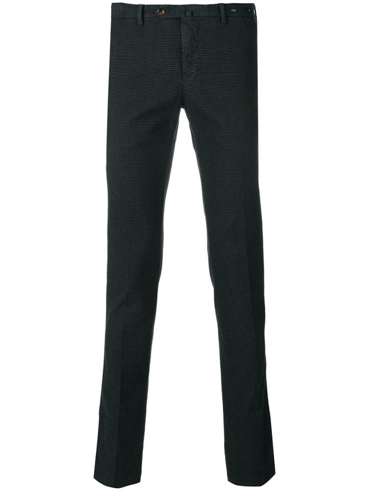 Pt01 Houndstooth Trousers - Black