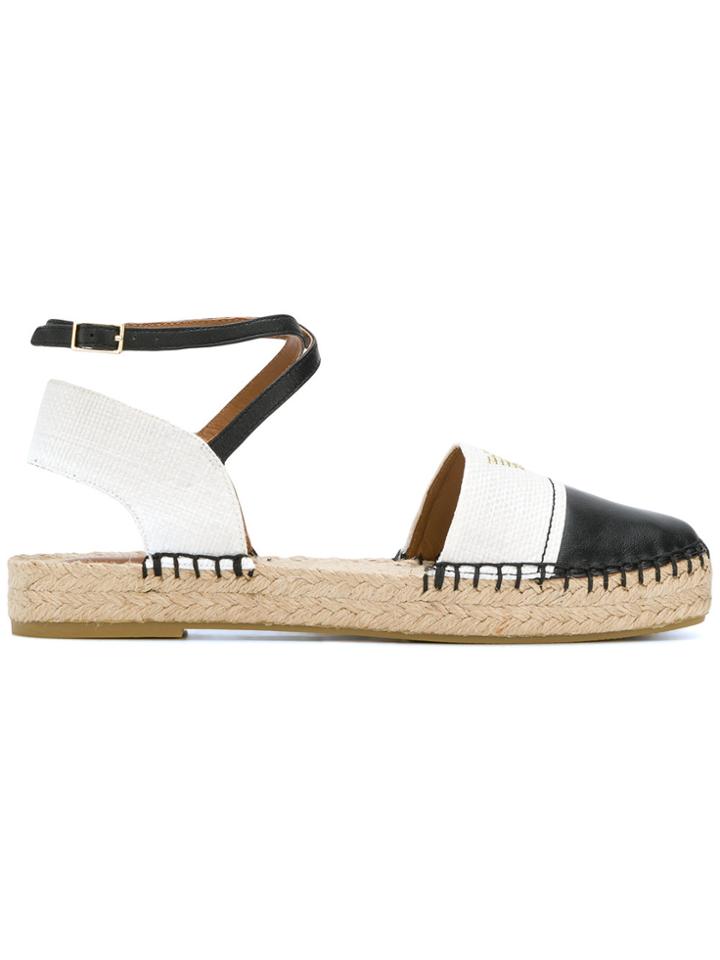 Emporio Armani Ankle-wrap Espadrilles - White