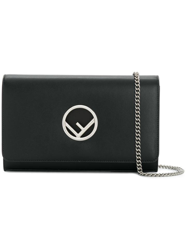 Fendi Kan I F Shoulder Bag - Black