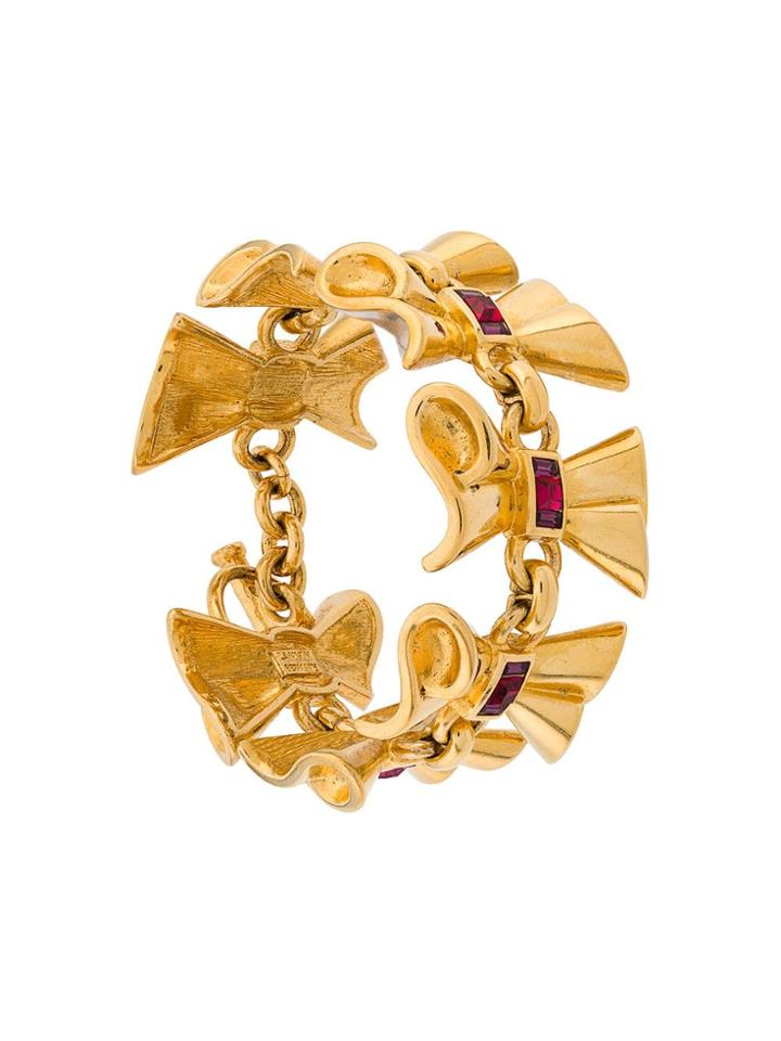Lanvin Vintage 1970's Haute Couture Bracelet - Gold