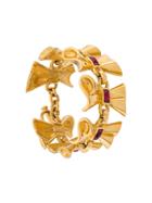 Lanvin Vintage 1970's Haute Couture Bracelet - Gold