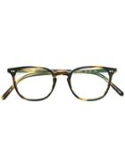 Oliver Peoples Ebsen Glasses, Brown, Acetate/metal