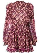 Ulla Johnson Vienne Printed Dress - Purple