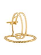 Eddie Borgo Cuff Multi-bracelet, Women's, Metallic