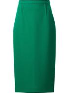 Roland Mouret 'arreton' Skirt, Women's, Size: 12, Green, Wool