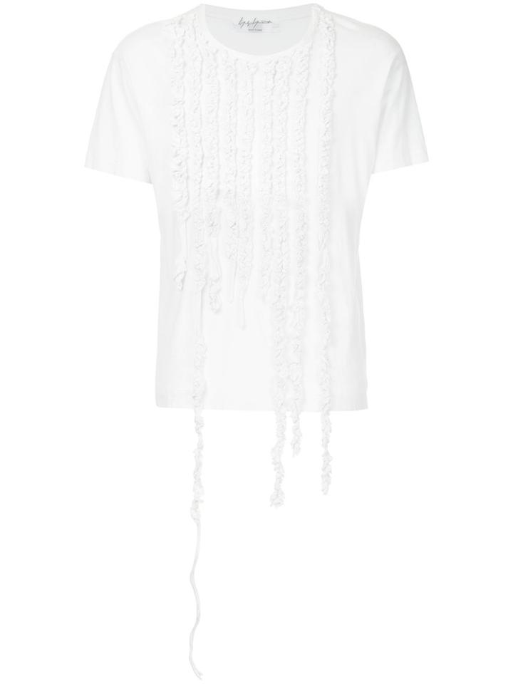 Yohji Yamamoto Vintage Ruffled Detail T-shirt - White