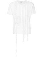 Yohji Yamamoto Vintage Ruffled Detail T-shirt - White