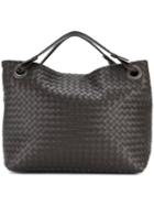 Bottega Veneta Espresso Intrecciato Nappa Medium Garda Bag - Brown