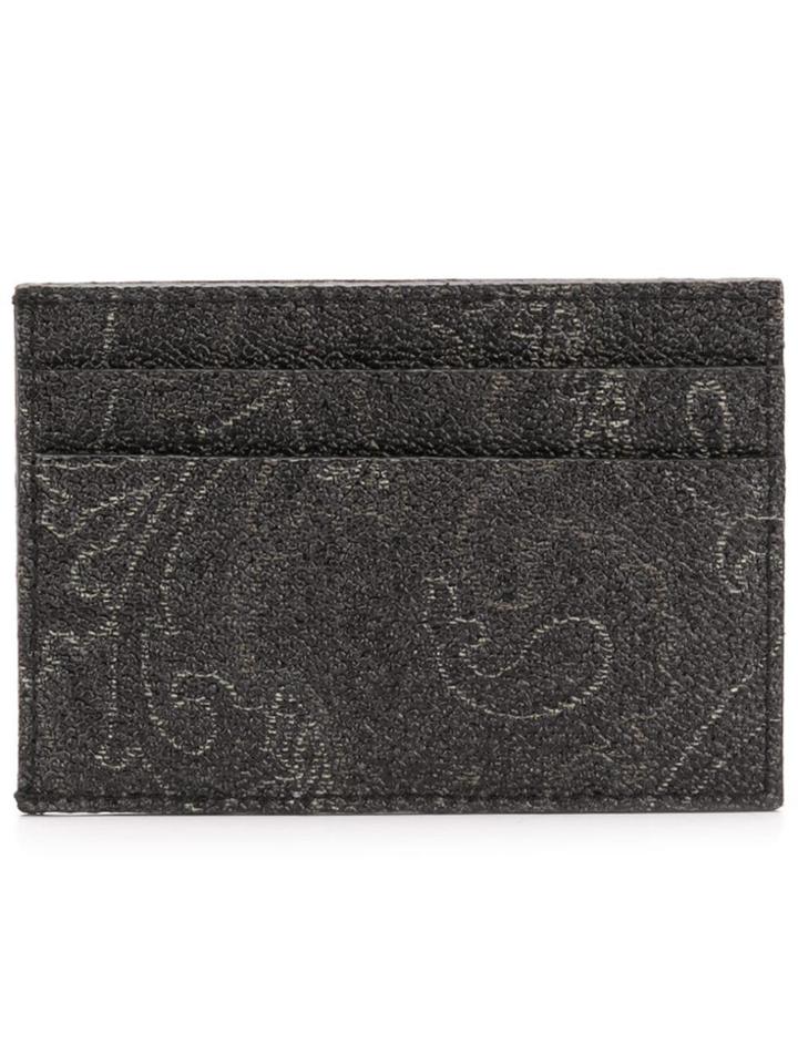 Etro Paisley Pattern Cardholder - 1