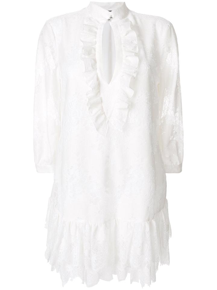 Just Cavalli Layered Lace Dress - Nude & Neutrals