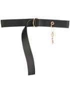 Chloé Gold Embellished Belt - Black