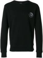 Drumohr Striped Long Sleeved Sweater - Blue