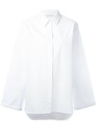 Alberta Ferretti Flared Sleeves Shirt, Women's, Size: 42, White, Cotton
