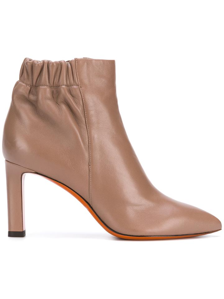 Santoni Ankle Boots - Nude & Neutrals