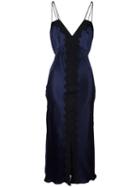 Dondup 'capitano' Dress, Women's, Size: 42, Blue, Cotton/polyamide/acetate/viscose