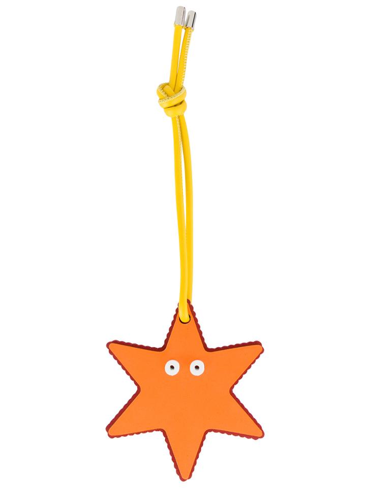 Loewe Starfish Bag Charm - Yellow & Orange