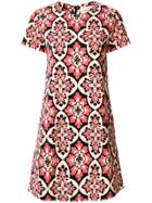 La Doublej Velvet Palazzo Rosa Dress - Pink & Purple