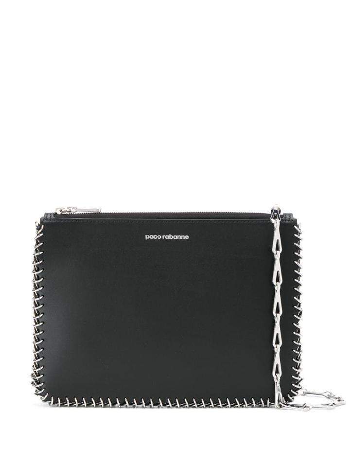 Paco Rabanne Logo Cross-body Bag - Black