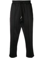 Stampd Cropped Track Trousers - Black
