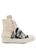 Rick Owens Drkshdw Photographic Front-strap Sneakers - Neutrals