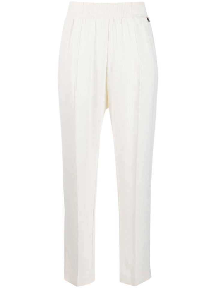 Twin-set Elasticated Waist Trousers - Neutrals