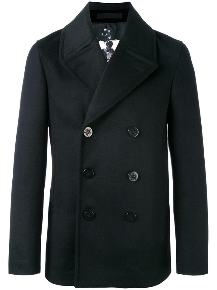 Alexander Mcqueen Car Coat - Black