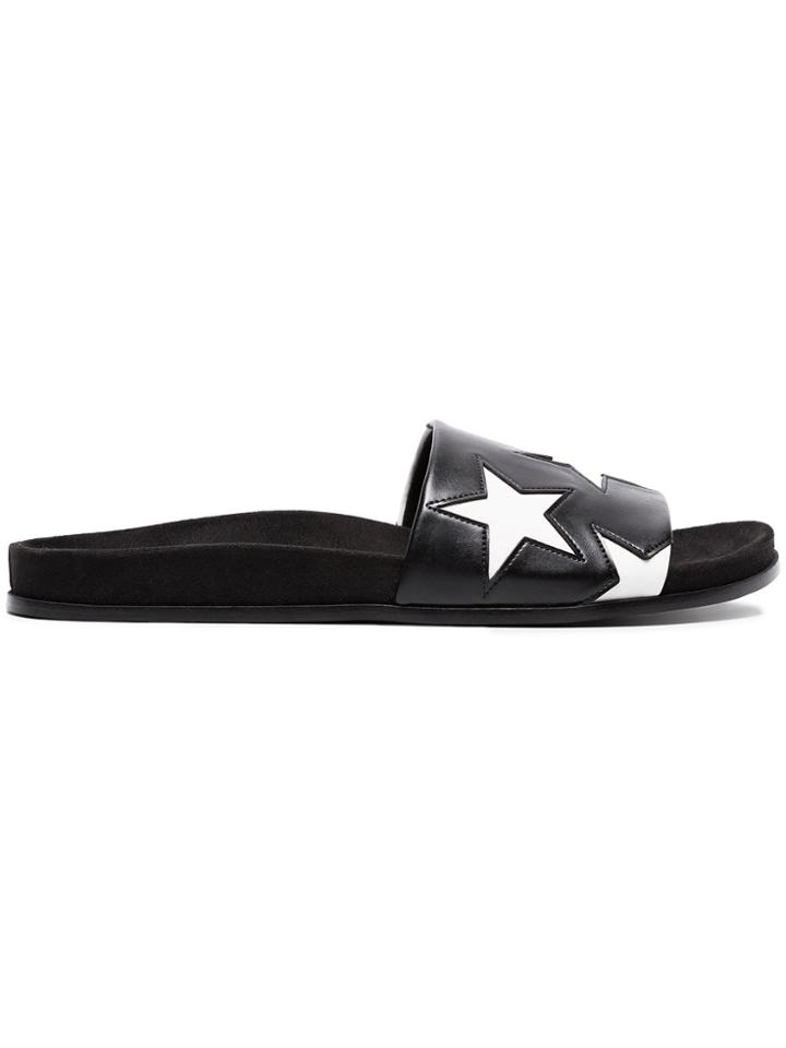 Stella Mccartney Black Mule Star Slides
