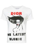 Christian Dior Pre-owned Slogan Print Logo T-shirt - White