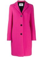 Msgm Single-breasted Coat - Pink