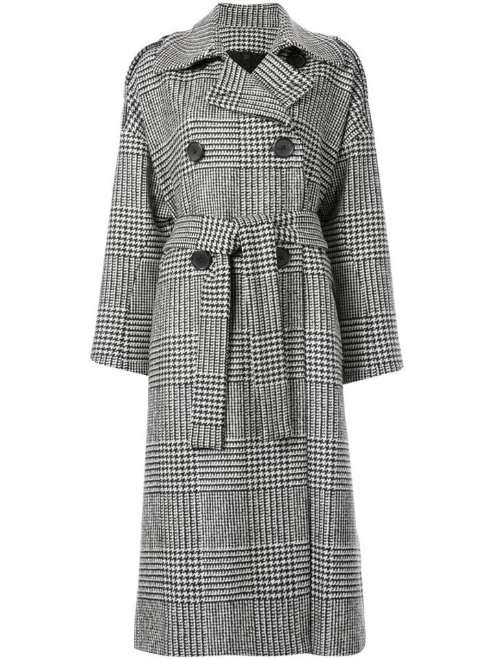 Petar Petrov Mila Double Breasted Trench Coat - Black