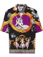 Versace Cupid And Psyche Printed Shirt - Black