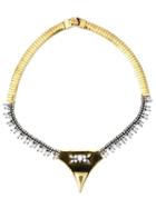 Iosselliani All That Jewels Necklace, Women's, Metallic, Gold Plated Brass/crystal