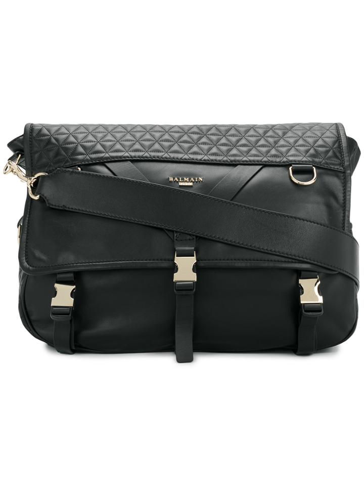 Balmain Nomade Messenger Bag - Black